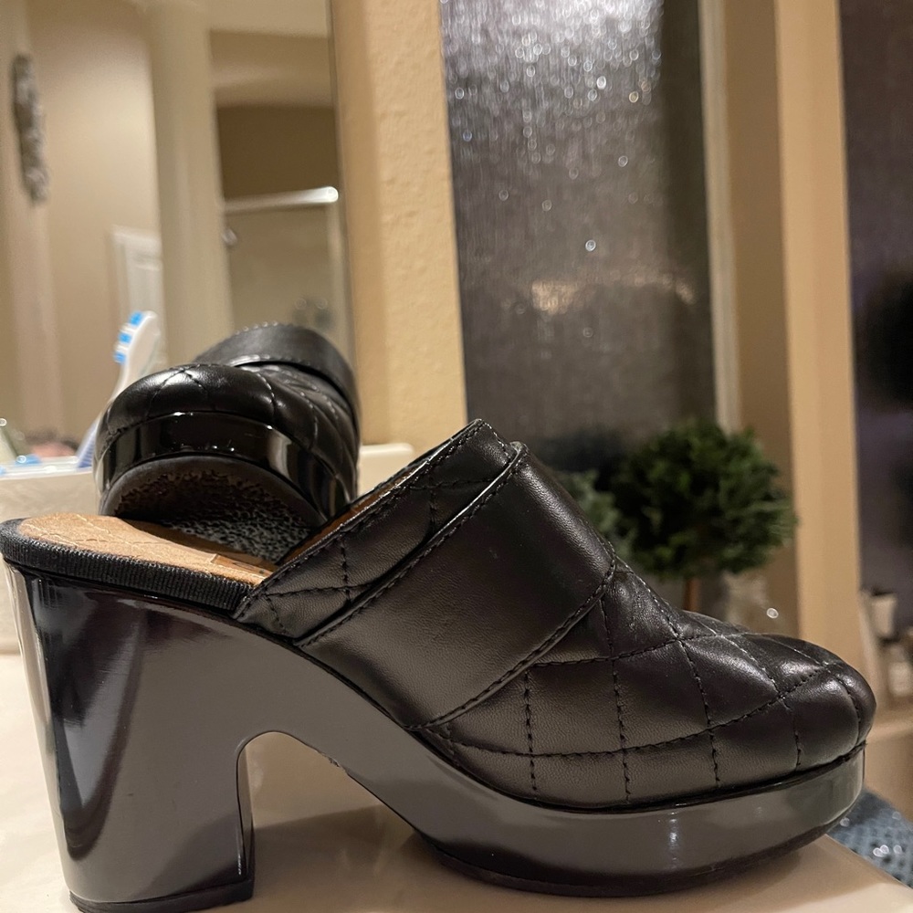 Chanel Clogs Mules Black 36 6 - Picture 3 of 10